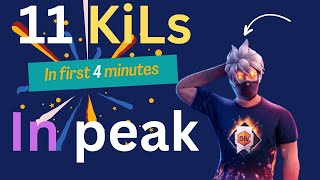 11 kill in peak in first 4 minutes [upl. by Reichel]