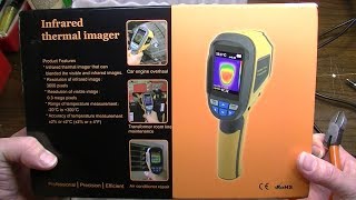 Analyzing Circuits w 200 Cheapo Banggood HT02 Infrared Thermal Camera [upl. by Gates]