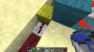 Minecraft Dropper emptyfull detector for powering item elevators [upl. by Arayt]