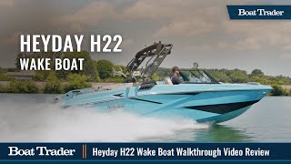 Heyday H22 Wake Boat Review And Sea Trial [upl. by Stillman]