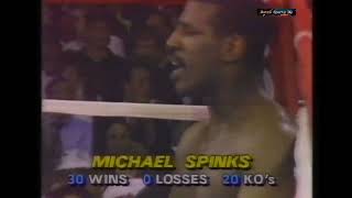 Michael Spinks vs Gerry Cooney [upl. by Ylenaj]