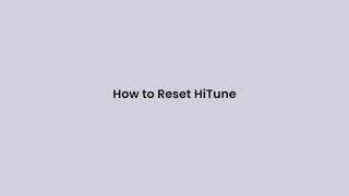 UGREEN HiTune TWS True Wireless Earbuds  How to Reset HiTune [upl. by Drofyar]