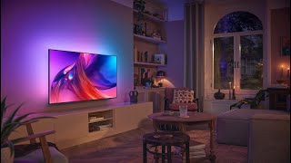 Philips PUS8888 amp PUS8818 Series 4K UHD OLED Ambilight TVs 2023 [upl. by Wampler]