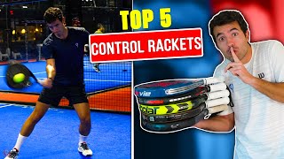 TOP 5 BEST CONTROL PADEL RACKETS 2023 BLACK FRIDAY  the4Set [upl. by Yebloc273]