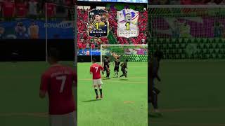 2008 MAN UNITED RONALDO VS ROONEY FREE KICK CHALLENGE FC24 fifa fc24 shorts [upl. by Eadith936]