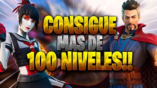 COMO SUBIR MUCHOS NIVELES Y LLEGAR AL NIVEL 100 MUY RAPIDO EN TEMPORADA 2 FORTNITE [upl. by Llerrem]