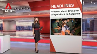 East Asia Tonight Vietnam condemns China for brutal attack on its fishermen in South China Sea [upl. by Eimilb768]