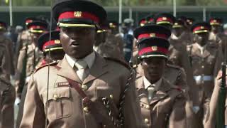 Officer Cadets Commissioning Parade at the Kenya Military Academy Lanet Nakuru [upl. by Nilyam912]