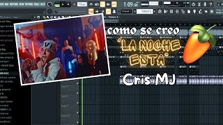 Creando quotLA NOCHE ESTAquot Desde 0 De CRIS MJ PRODSixteen On The Beat [upl. by Levina]