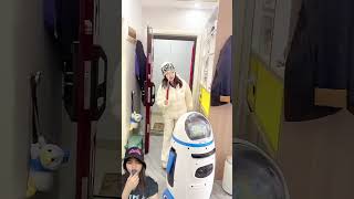 SATE PERMEN STROBERI ⁉️RASANYA MANIS TAPI ROBOT GAK DI KASIH shorts funny dubbing [upl. by Awahsoj]