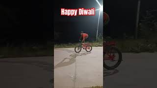 Cycling on Diwali Night ruddubuddu cyclingshorts ytshorts viralshorts shorts [upl. by Katerine]