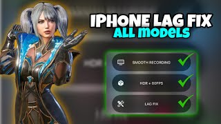 iPhone Lag Fix ✅ Pubg Mobile 😍 iPhone 66s6splus77plus88plusxxr [upl. by Yecal622]