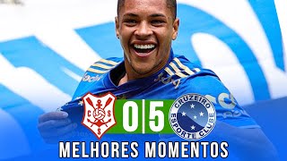 SERGIPE 0 X 5 CRUZEIRO  MELHORES MOMENTOS  COPA DO BRASIL 2022  23022022 [upl. by Eibrab577]