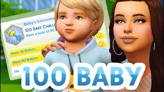 100 BABY CHALLENGE MOD 👶  THE SIMS 4  CUSTOM ASPIRATION [upl. by Perl]