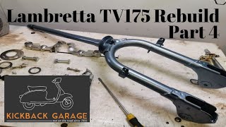 Lambretta TV175 Rebuild part 4 Fork rebuild [upl. by Llenyr]