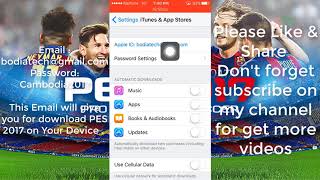 How to download PES 2017 on iOS Free  pes 2017 iphone  pes 2017 mobile [upl. by Ahtamas]