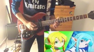 Sword Art Online Opening 4 Courage Guitar Cover [upl. by Tedra]