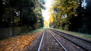 München Herbstliche Straßenbahnmitfahrt auf der 25er [upl. by Radke910]