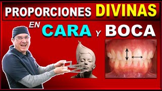 PROPORCIONES AUREAS DORADAS DIVINAS O PHI EN ODONTOLOGIA [upl. by Rik586]