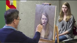 Oil Painting Portrait Demonstration by Leng Jun  World renowned hyperrealstic Artist [upl. by Virendra749]