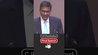 Emotional Farewell CJI Chandrachuds Heartfelt Words  Chief Justice of India [upl. by Willin971]