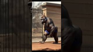 Man transforms into a Gorilla on AGT Americas got talent americagottalent magic [upl. by Enyleve]