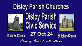 Disley Parish Civic Service  27 Oct 24 [upl. by Jones9]