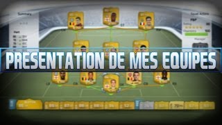 FUT14  Présentation de mes équipes 10 [upl. by Enilekcaj]