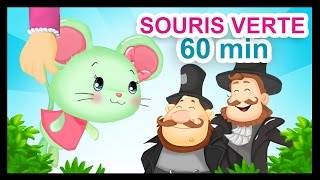 Une Souris Verte  1H de comptines et chansons Titounis [upl. by Eninaej]