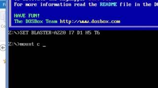 DosBOX  how to install it on windows 788110 and mount a drive [upl. by Neumeyer]