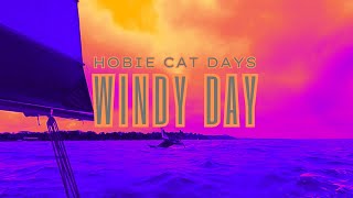 Another Windy Day Sailing the Hobie Cat 16  HOBIE CAT DAYS [upl. by Aitetel892]