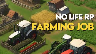 NO LIFE RP  Farming Job  FiveM Shqip [upl. by Eulalee]