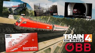 TRAIN SIM WORLD 4  Semmeringbahn  Release am 18042024  OBB 1116 quotTAURUSquot  TSW4 NEWS [upl. by Nosecyrb]