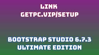 🔸Bootstrap Studio 701🥁 HOW TO INSTALL 💻PCLAPTOP TUTORIAL 2024 no charge🎥 [upl. by Naujaj]