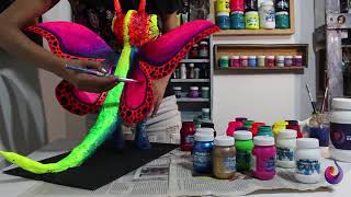 Cómo pintar un alebrije [upl. by Cower480]