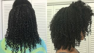 UPDATED CURLY HAIR ROUTINE W SHINGLING METHOD [upl. by Aeret]