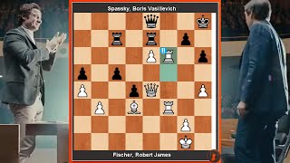 Bobby Fischer vs Spassky GAME 6 • 1972 World Chess Championship [upl. by Rillings947]