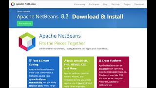 How to Download and Install NetBeans 82 with Java JDK on Windows 1011 [upl. by Euqinu198]