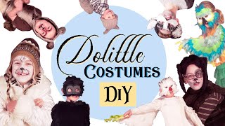 Dolittle Costumes DIY  How to Make Animal Outfits  2020 Movie Party [upl. by Noella]