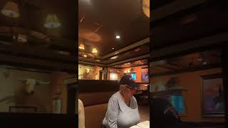 Speakers in LongHorn Steakhouse [upl. by Aeriell]