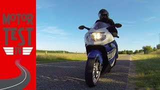 BMW K 1200 S met sport uitlaat bouwjaar 2006  VLOG 8  Motor Test TV  GoPro Hero3 [upl. by Mueller273]