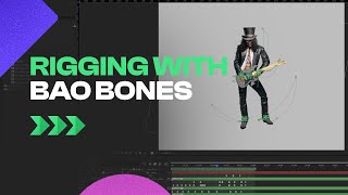 Character Rigging with BAO Bones in After Effects [upl. by Harwilll]