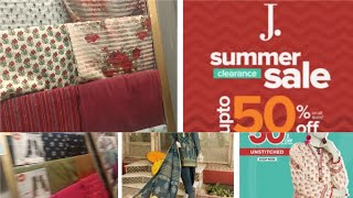 j Summer Clearance Sale FLAT 50 OFF JSale Today 2024  Unstiched On Sale [upl. by Esinert]