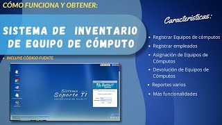 CÓMO FUNCIONA Y OBTENER EL SISTEMA DE INVENTARIOS DE EQUIPOS DE CÓMPUTO 2024 CLIENTE SERVIDOR [upl. by Barsky]