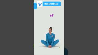 Butterfly Pose  Baddha Konasana yoga [upl. by Shulins783]