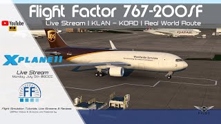 Flight Factor 767200SF Cargo  KLANKORD  XPlane 11 [upl. by Roxane]