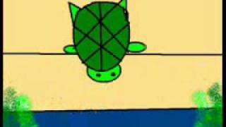 Parry Gripp La la wee la la woo Turtle animation [upl. by Attecnoc]