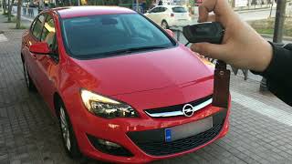 Remote Start Engine  Opel Astra J with Pandora Light Pro [upl. by Knute]