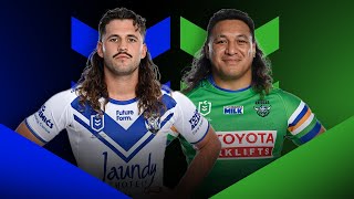 NRL 2024  Bulldogs v Raiders Round 22  Match Preview [upl. by Anol]