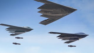 Scary Process of Dropping Ordnance from US Most Advanced Stealth Bomber [upl. by Aehsa]